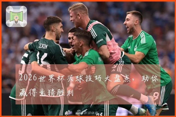 2026世界杯买球技巧大盘点，助你赢得竞猜胜利